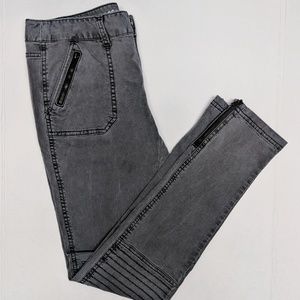 Mossimo supply Moto slim skinny gray jeans size 5